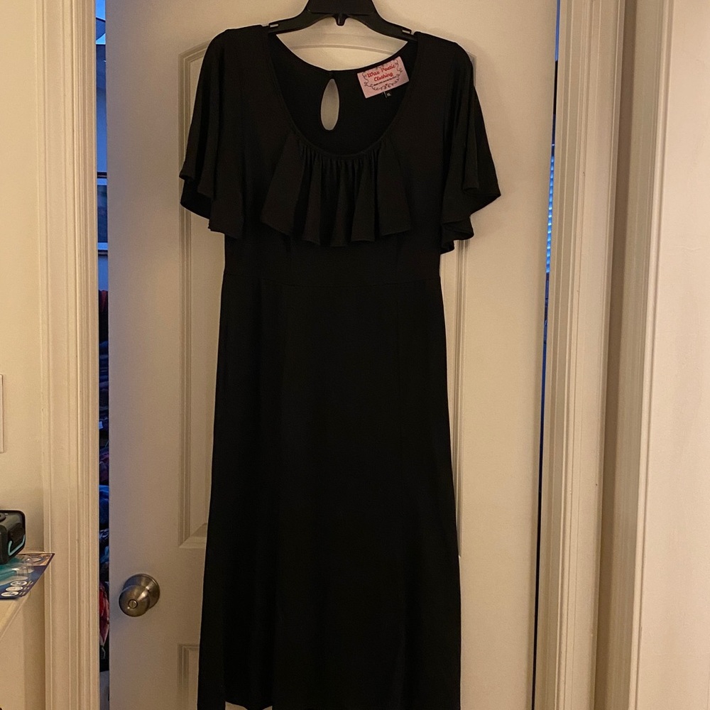 Wax Poetic Elegant Black Dress